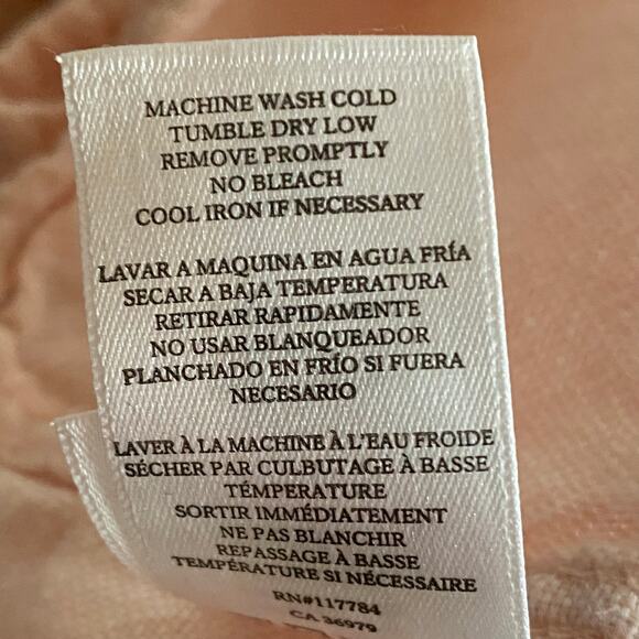 Rails Fairfax Button Down Short Sleeve Shirt Mens L Pink Cotton Casual - Picture 12 of 13